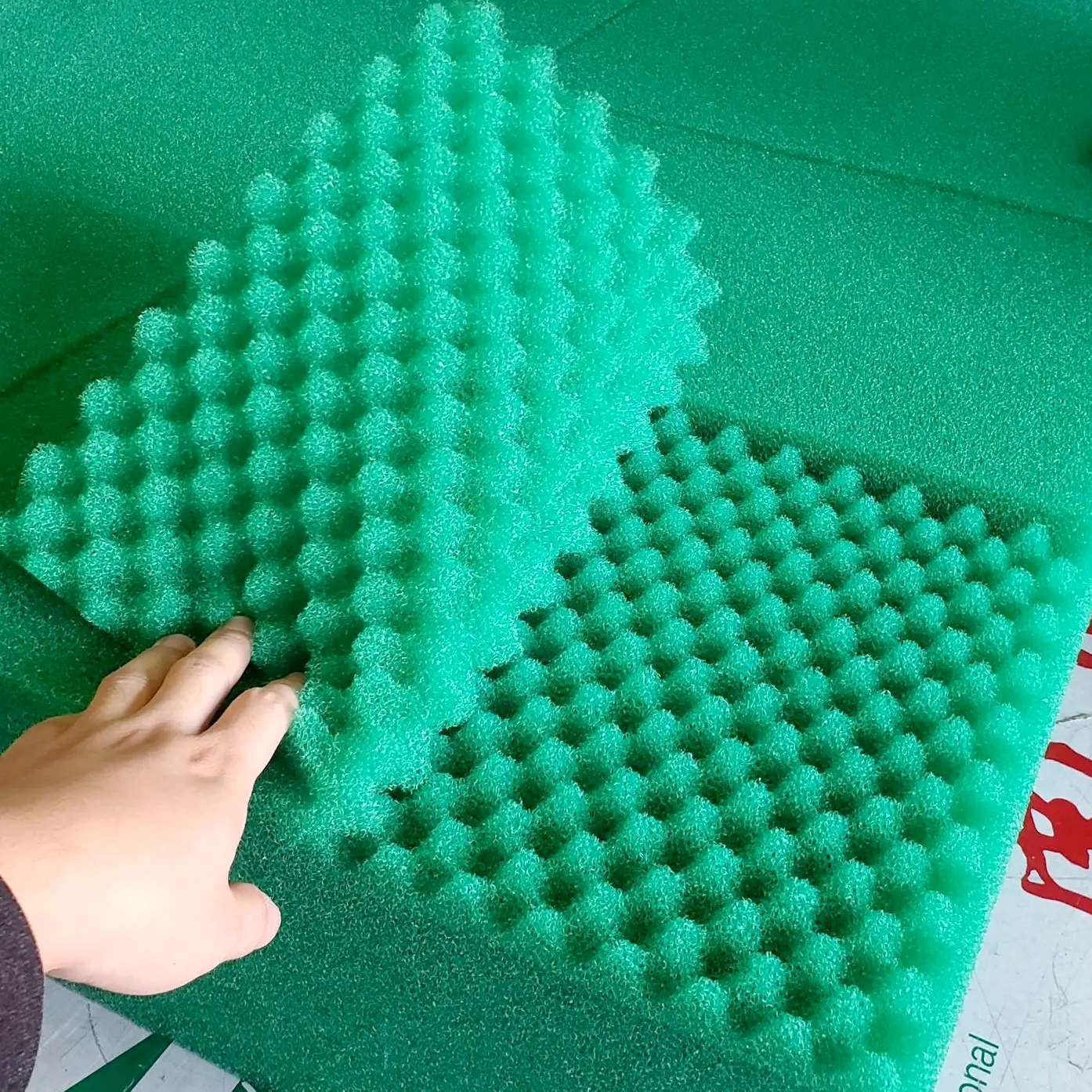 彩色过滤棉